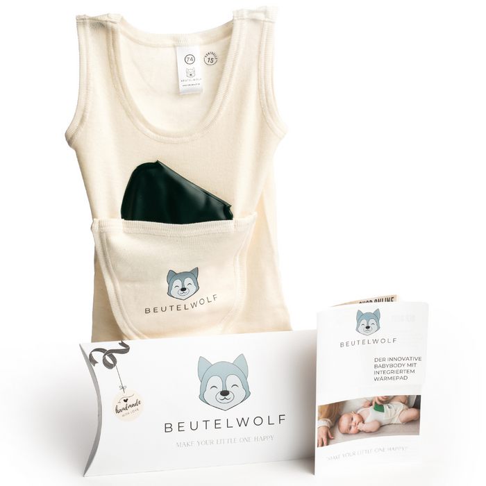 Beutelwolf® Baby Body inkl. Wärmekissen